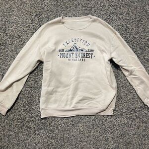 Women’s Cream Graphic Sweater